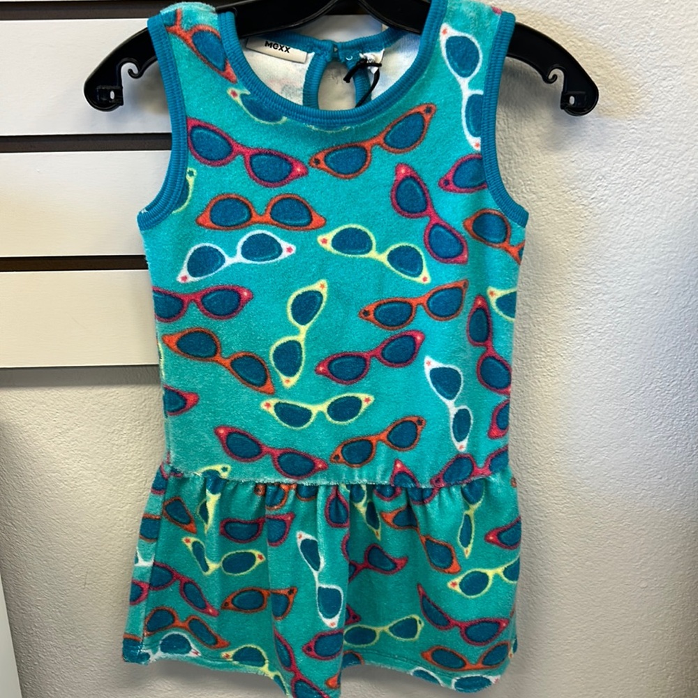 NWT Baby Swim Coverup with cute sunglasses Mexx